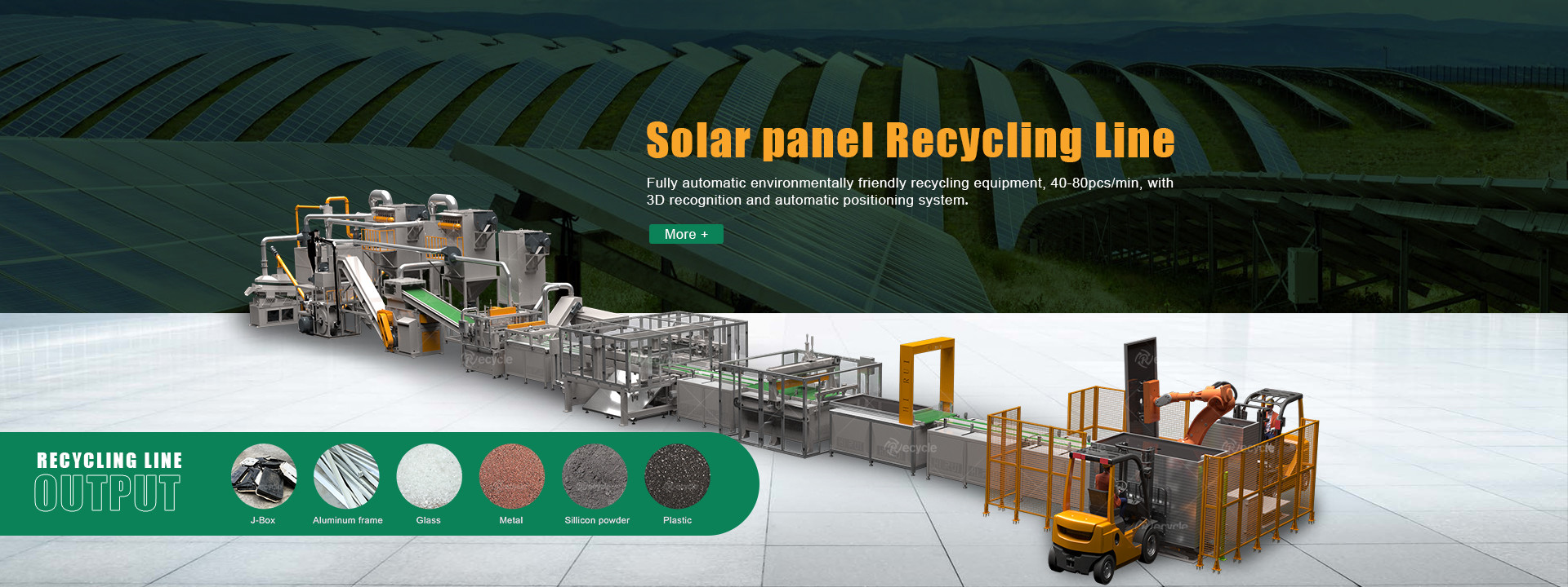 qualité Ligne de recyclage des panneaux solaires usine